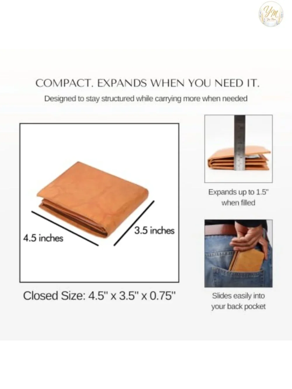 Men's Bifold Leather Wallet RFID Blocking 12 Card Slots Zipper Pocket